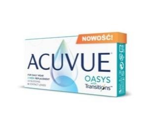 NOWOŚĆ Acuvue Oasys with Transitions™ - 6 soczewek
