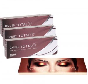 3 x DAILIES Total1 - 3 x 30 szt. + paletka Eveline Angel Dream - GRATIS