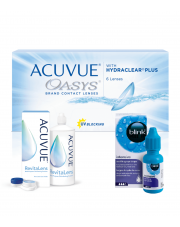 ACUVUE® OASYS 6 szt. + ACUVUE™ RevitaLens 60 ml + Blink® Intensive