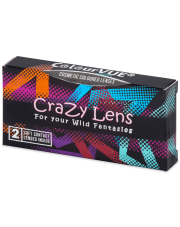 Świecące soczewki Crazy Lens UV - zerówki 2 sztuki