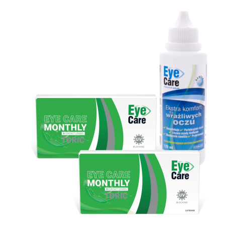 Eye Care Monthly Toric i płyn Eye Care gratis
