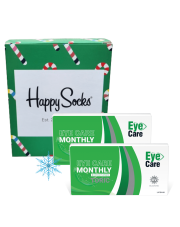2 x Eye Care Monthly Toric (2 x 3 szt.) + Happy Socks GRATIS [Zestaw Zimowy]