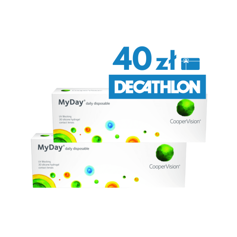 Soczewki MyDay i karta Decathlon gratis