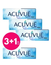 3 x ACUVUE® OASYS MAX +1 opakowanie  za złotówkę