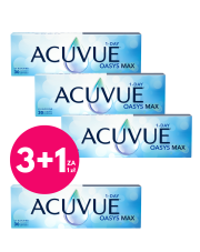 3 x ACUVUE® OASYS MAX +1 opakowanie  za złotówkę