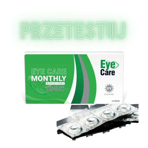 Toryczne soczewki próbne Eye Care Monthly