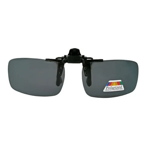 Nakladka przeciwsloneczna na okulary polaryzacyjna z etui szara XL 5905623802374