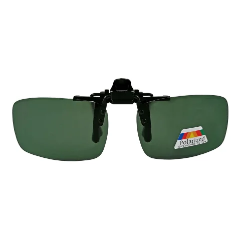 Nakladka przeciwsloneczna na okulary polaryzacyjna z etui zielona XL 5909000133242