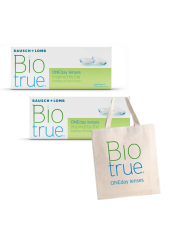 2 x Biotrue® ONEday 30 szt. + torba GRATIS
