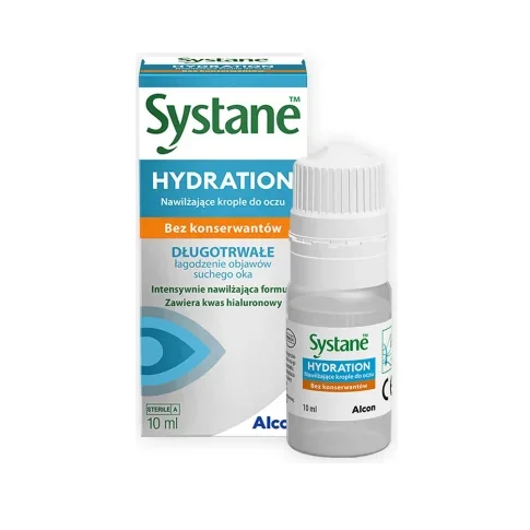 krople do oczu systane hydration bez konserwantow top
