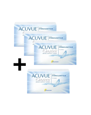 3 x ACUVUE® OASYS 6 szt. Soczewki dwutygodniowe + 1 za 1 zł