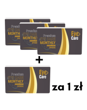 Eye Care Premium Monthly 3 sztuki 3 + 1 za 1 zł