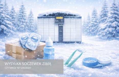 Wysyłka soczewek kontaktowych zimą – czy mróz im szkodzi?
