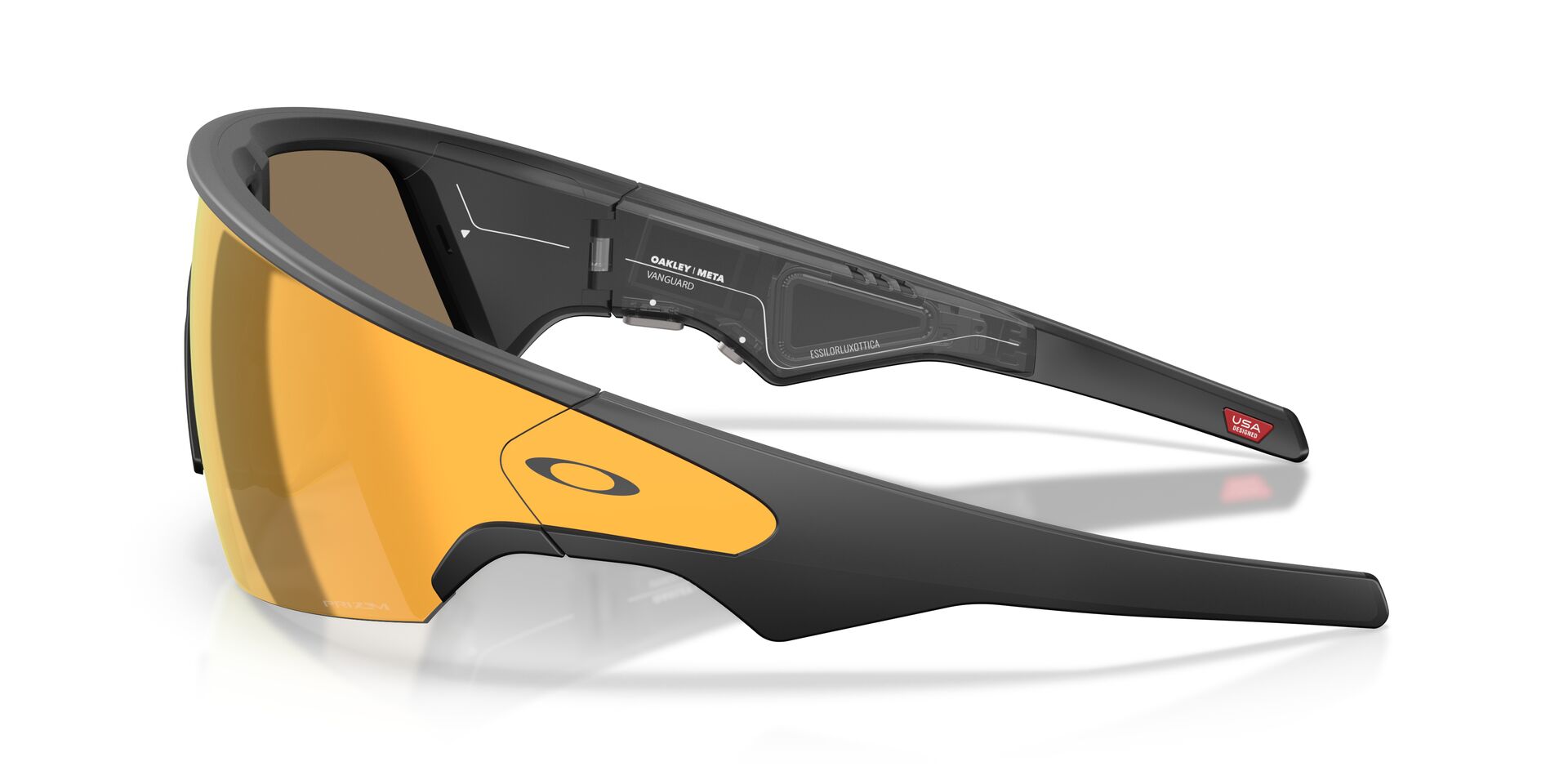 Oakley Meta Vanguard – sportowa konstrukcja oprawki i zauszniki