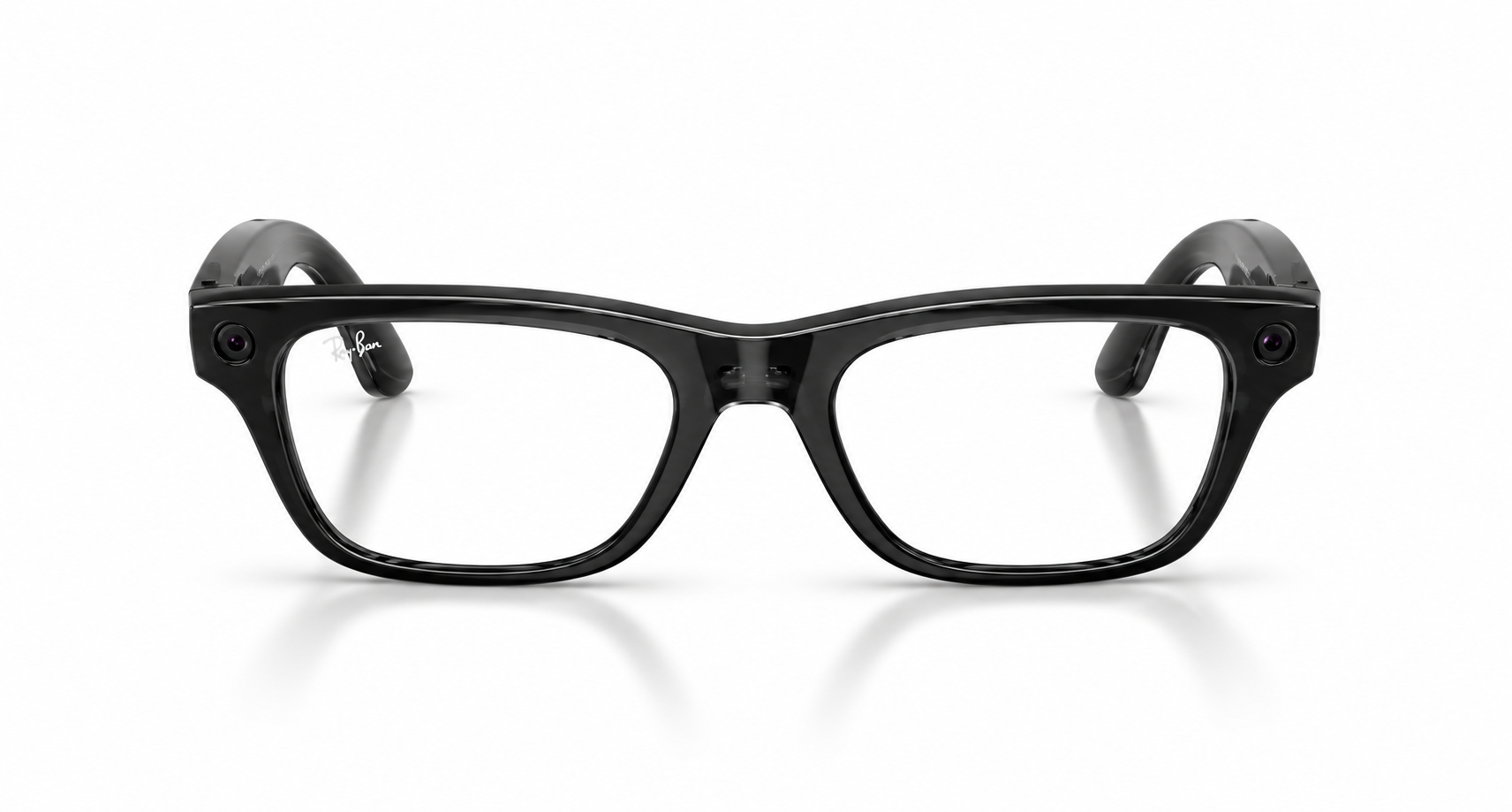Ray-Ban Meta RW7001 8526 – inteligentne okulary w transparentnej czarnej oprawce