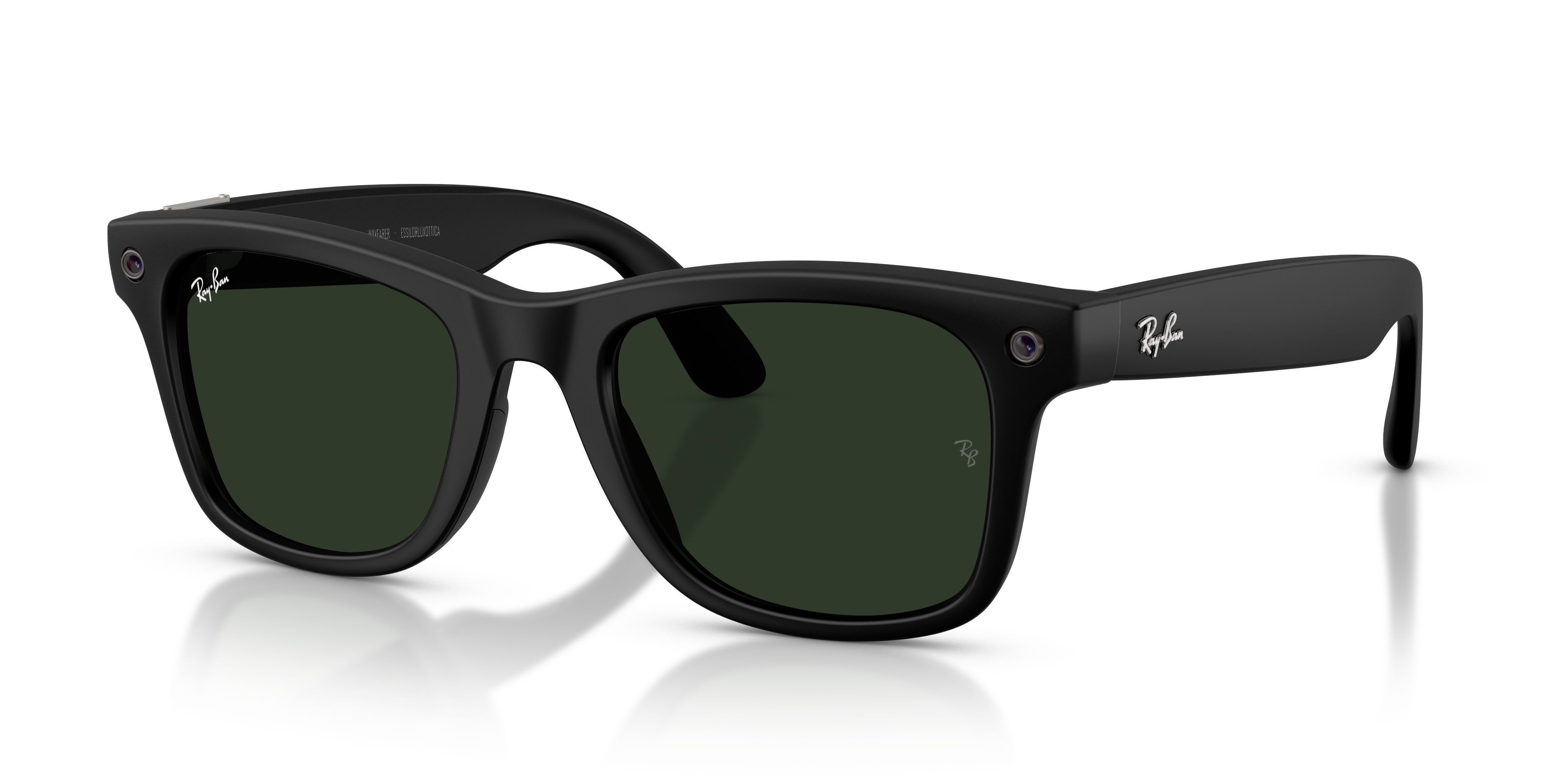 Ray-Ban Meta RW4011 601S1M Matte Black – zielone soczewki Transitions po przyciemnieniu