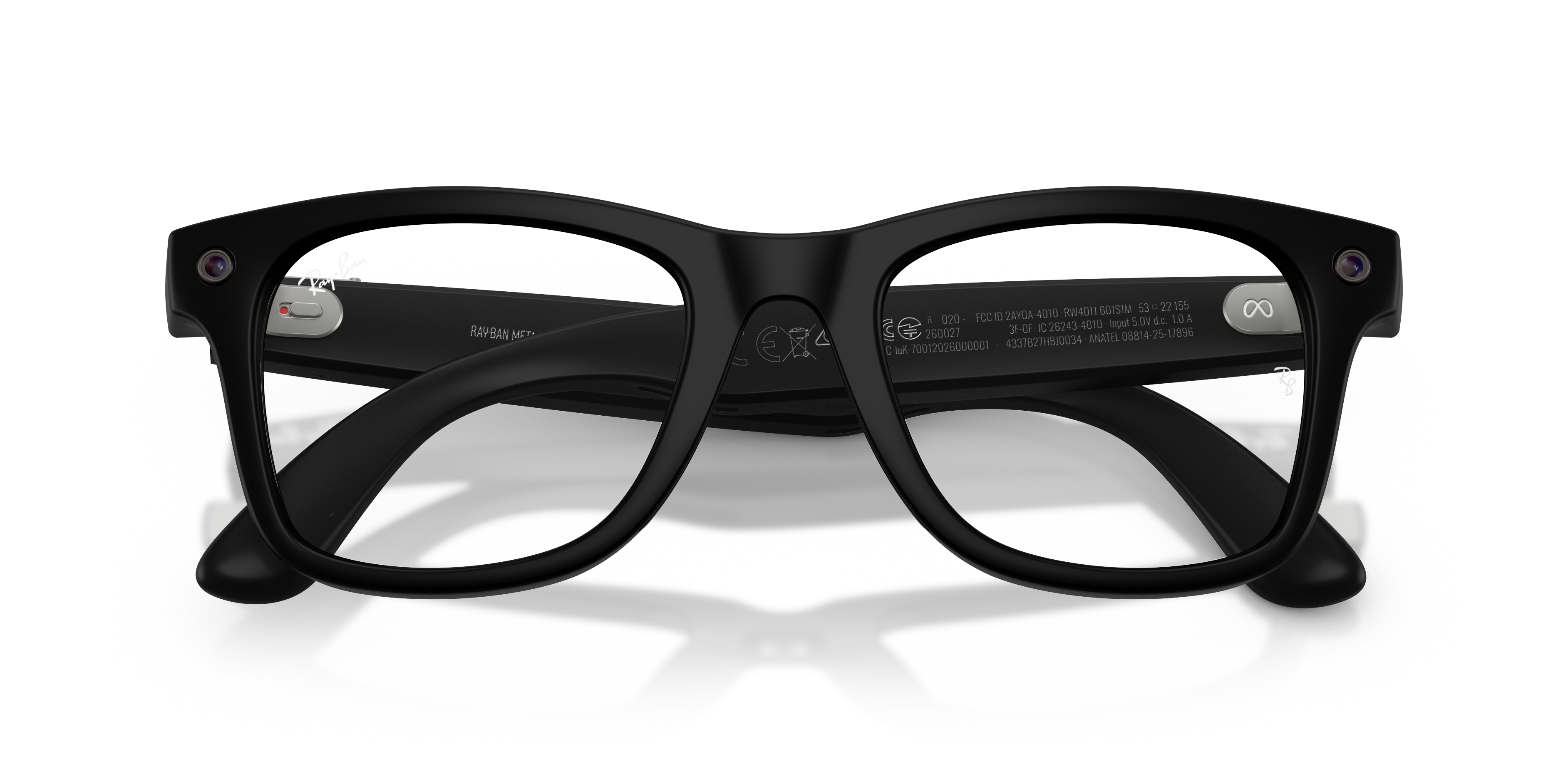 Ray-Ban Meta RW4011 601S1M – przezroczyste soczewki Transitions Clear