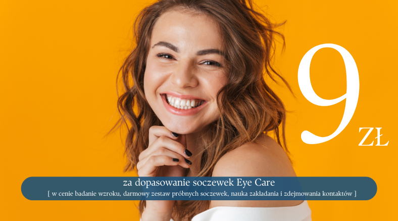 Dopasowanie soczewek Eye Care za 1 zł