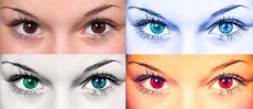 Różne kolory oczu