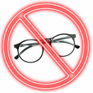 zakaz dla okularników